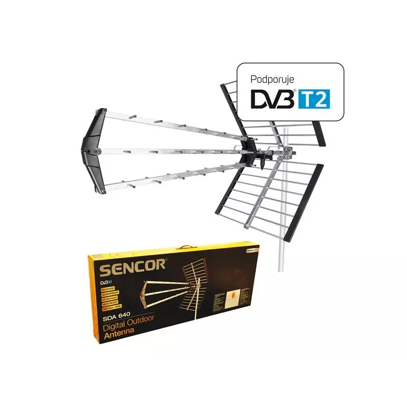 Antena SDA 640 DVB-T 16 dB, 75 Ohm, 120 km