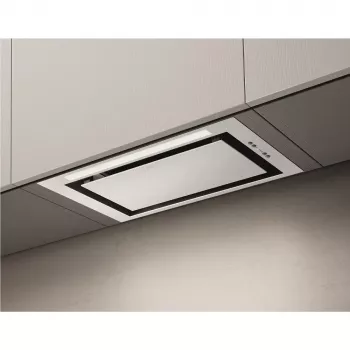 Elica LANE-80-WH 72 cm biały okap wyspowy Lane z 3 prędkościami + 1 poziomem doładowania i oświetleniem LED