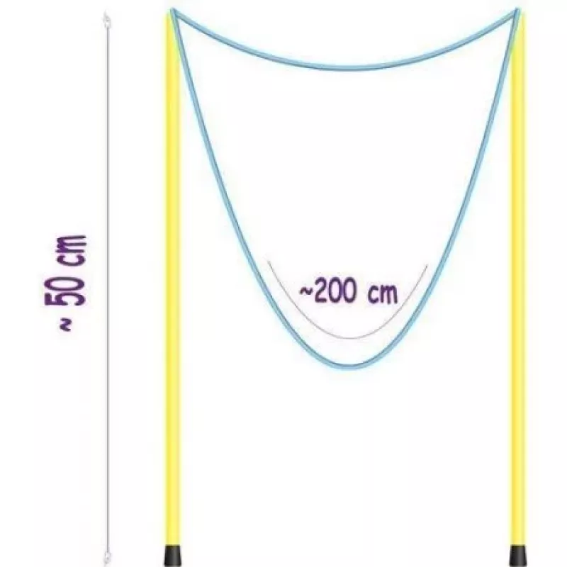Sznurek do dużych baniek 50 cm