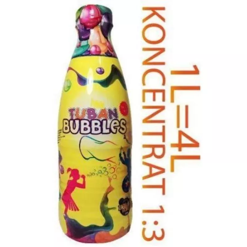 Płyn do baniek TUBAN Koncentrat Big Bubbles 1 l, przezroczysty