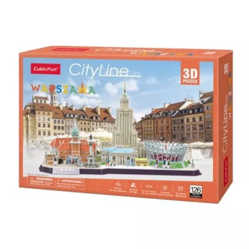 3D Puzzle - Cityline Warszawa