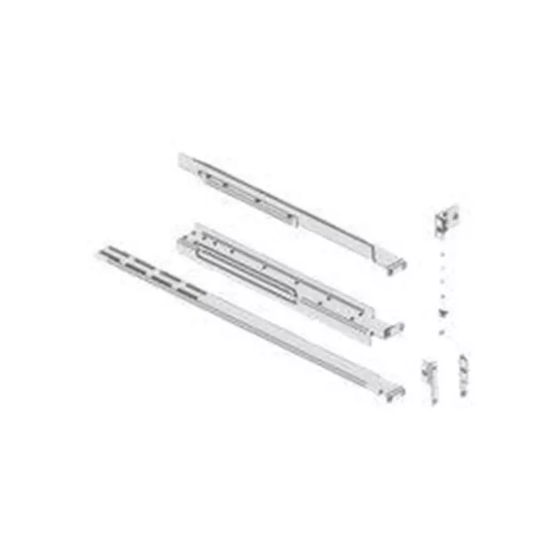Zestaw montażowy do szafy rack EVER do UPS, model W/OP-ZA00-0002/00, regulowany odstęp szyn 800–1200 mm, srebrny