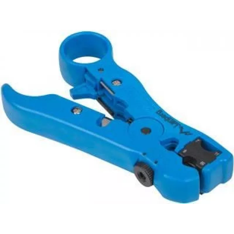 Striptizerka kabli LANBERG NT-0102, plastikowa rączka, izolacja ochronna, wymienne ostrza, niebieska