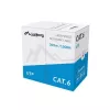 Kabel sieciowy LANBERG LCU6-10CC-0305-S U/UTP Kat.6 305 m, 23 AWG, CCA, szary