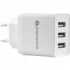 Ładowarka Everactive 3x USB 3, 4A BIAŁA