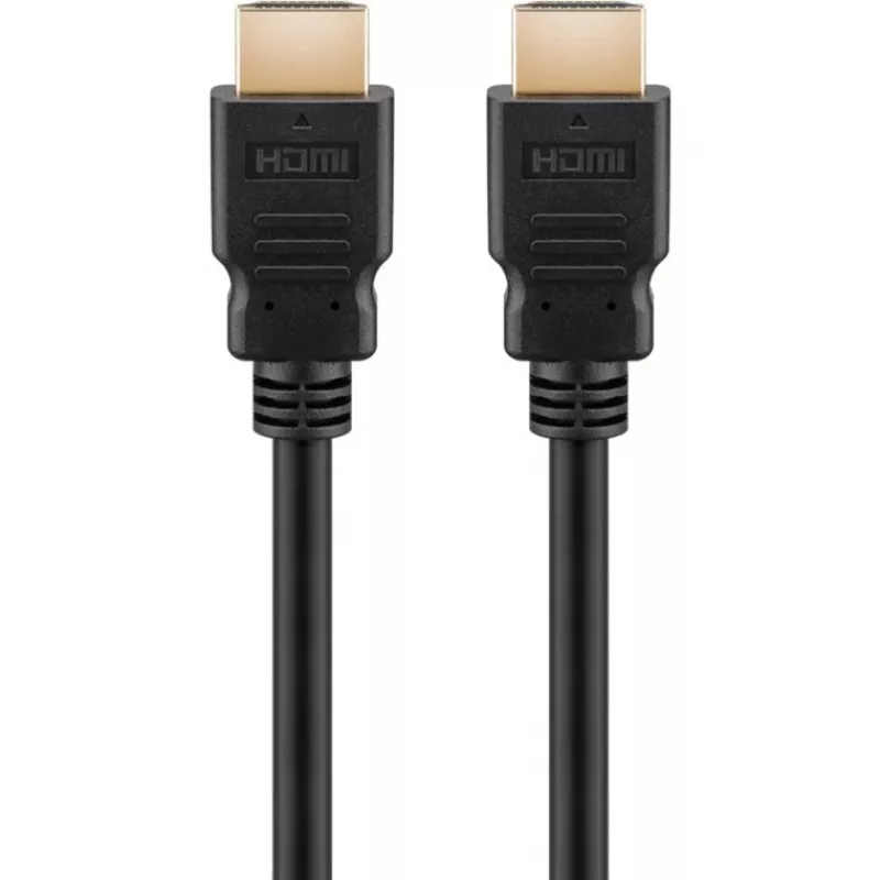 Goobay Series 2.1 8K Ultra High-Speed HDMI™ Kabel mit Ethernet, Schwarz, 3 m - Hochgeschwindigkeitskabel für 8K@60 Hz (47575)