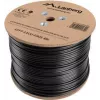 Kabel sieciowy LANBERG Cat5e LCF5-21CU-0305-BK, miedź F/UTP, 305 m, 24 AWG, płaszcz PE, czarny