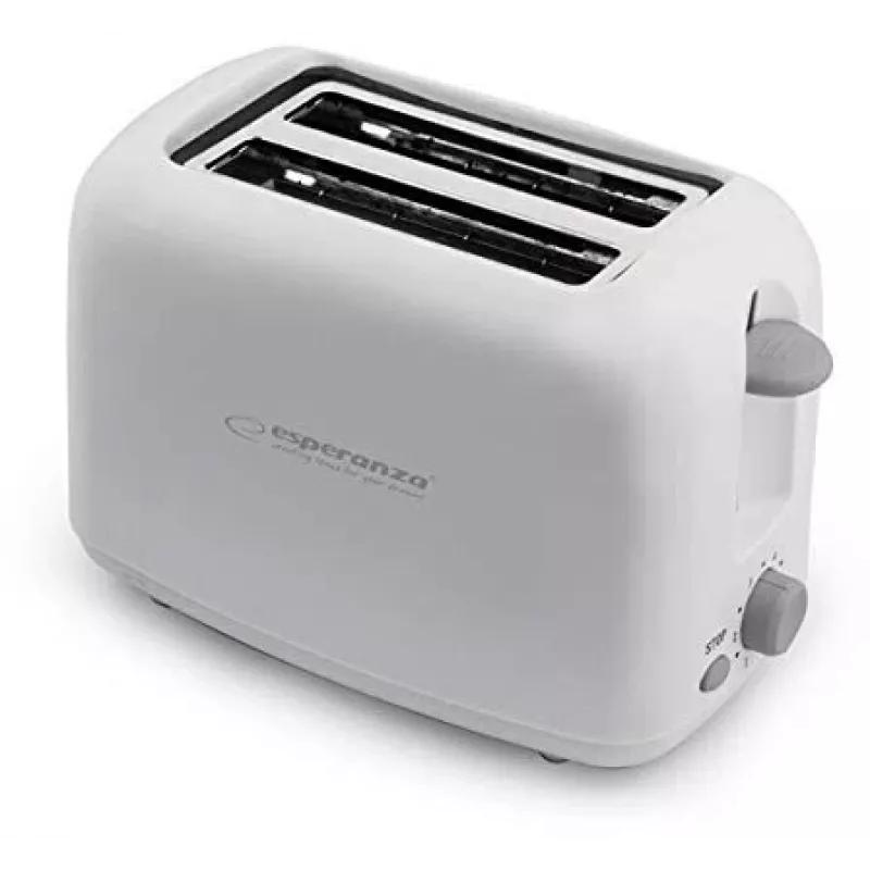 Esperanza EKT002 Ciabatta toster, 2 otwory, 600 W, biały