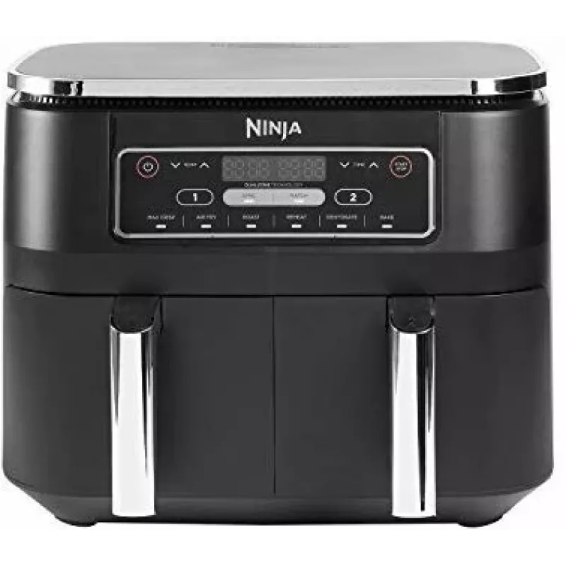 Ninja AF300 Podwójny 7,6 L Wolnostojący 1690 W Frytkownica beztłuszczowa Czarny