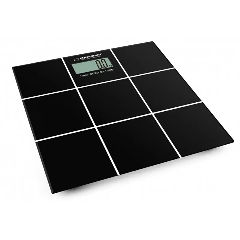 Waga łazienkowa osobista Esperanza EBS004 - elektroniczna, 180 kg, czarne szkło