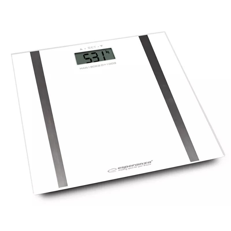 Osobista waga łazienkowa Esperanza Samba EBS018W - elektroniczna, 180 kg, biała