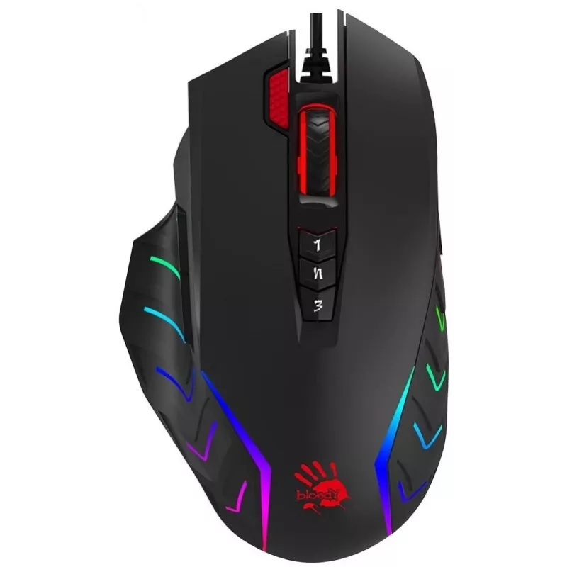 Mysz A4Tech Bloody J95S Stone czarna USB (Aktywowana) A4TMYS47300
