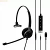 EPOS Sennheiser Headset Impact SC 635 USB-C 3,5mm USBC 3,5mm mono czarny srebrny (1000669)