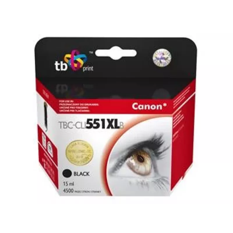 Ink. Cartridge TB Kompat. S Canon CLI-551XL BK Czarny