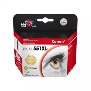 Wkład atramentowy TB Kompat. S Canon CLI-551XL YL żółty