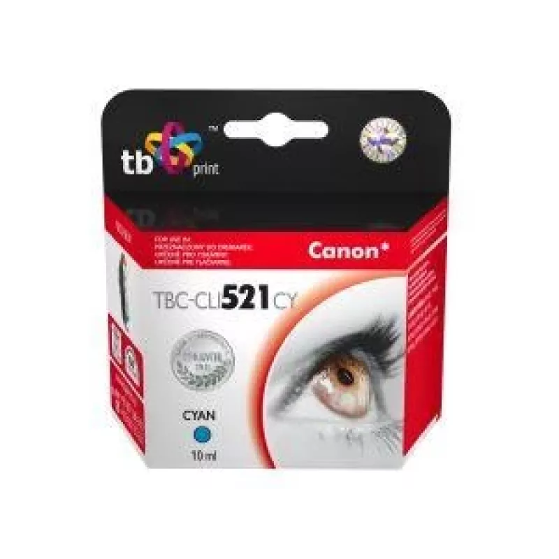 Wkład atramentowy TB Kompat. S Canon CLI-521C 100% nowy