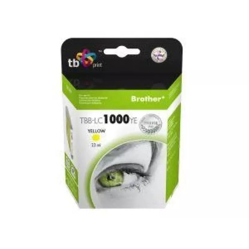 Tusz TBB-LC1000YE (Brother LC1000YE) Żółty 100% nowy
