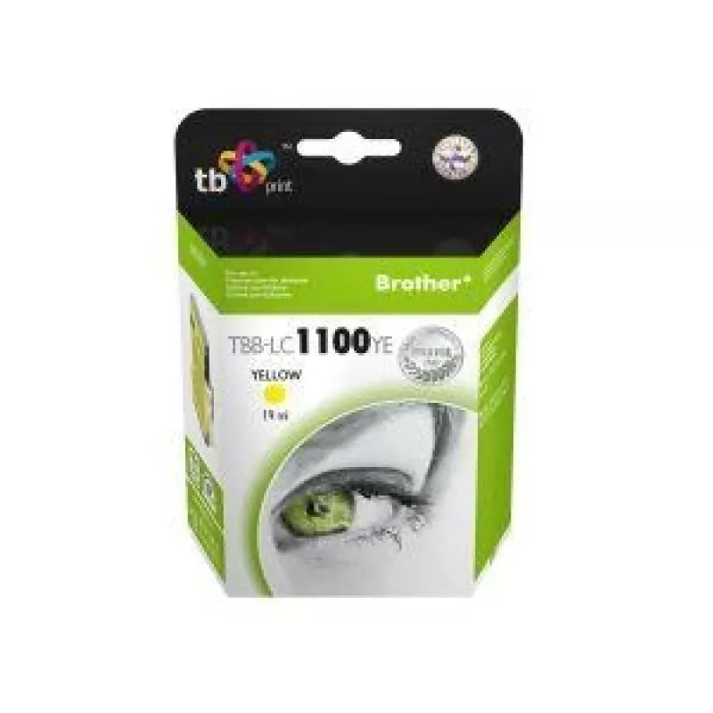 Tusz TBB-LC1100YE (Brother LC980/1100) żółty 100% nowy