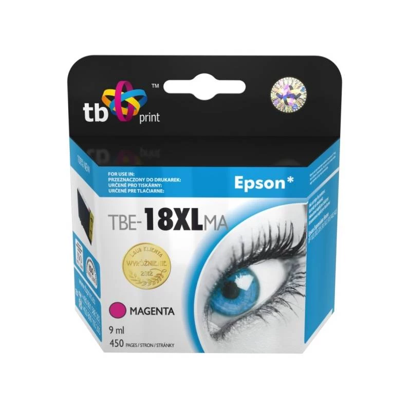 Wkład atramentowy TB Kompat. S Epson T1813 M 100% Nowy