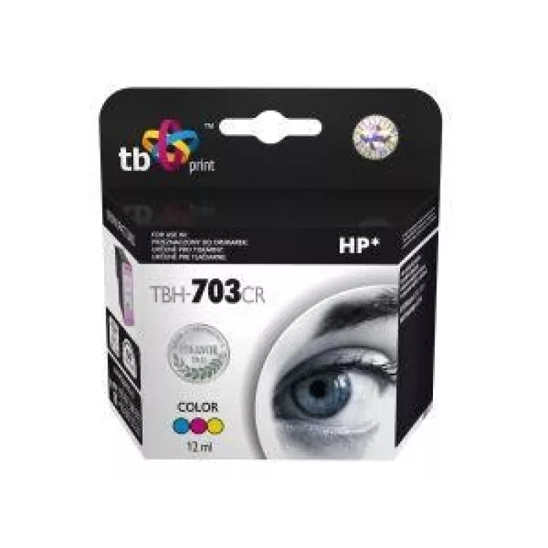 Tusz HP DJ D730/F735 kolorowy regenerowany TBH-703CR (HP nr 703 CD888AE)