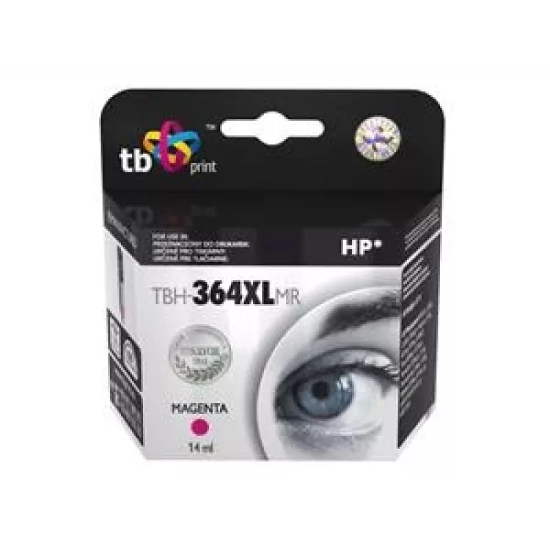 Wkład atramentowy TB Kompat. S HP CB324EE (No.364), TBH-364XLMR, magenta
