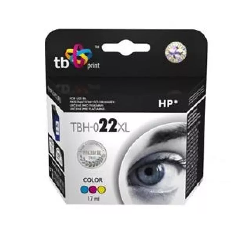 Tusz TBH-022XL (HP No. 22 - C9352AE) kolorowy regenerowany