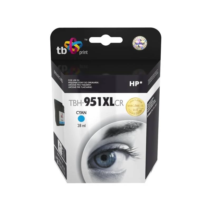 Tusz do HP OJ Pro 8100 cyjan regenerowany TBH-951XLCR
