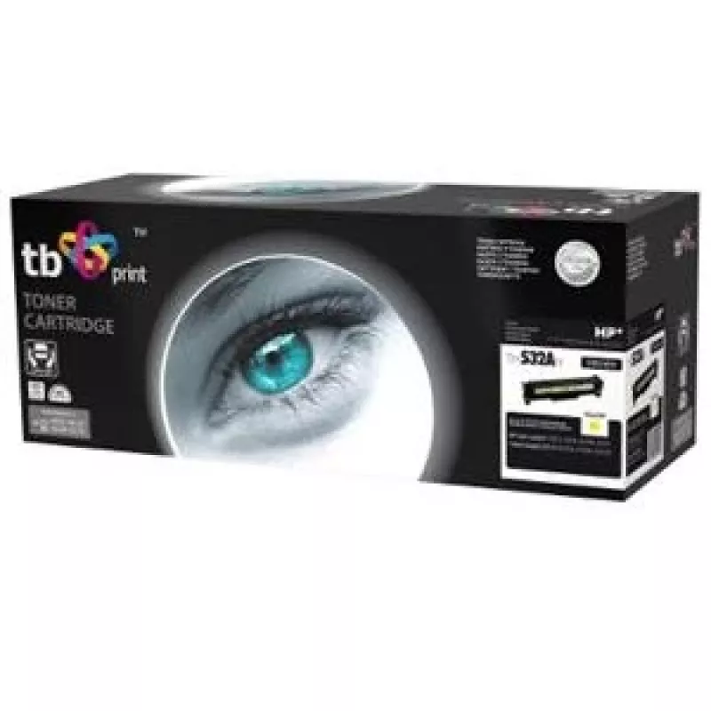 Toner TB kompatybilny z HP CC532A, 100% nowy, żółty