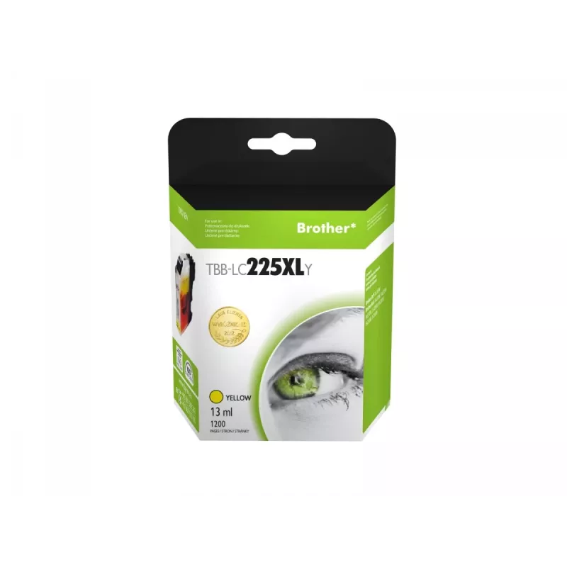 Ink. Kaz. TB kompatybilny z Brother LC225XL żółty nowy