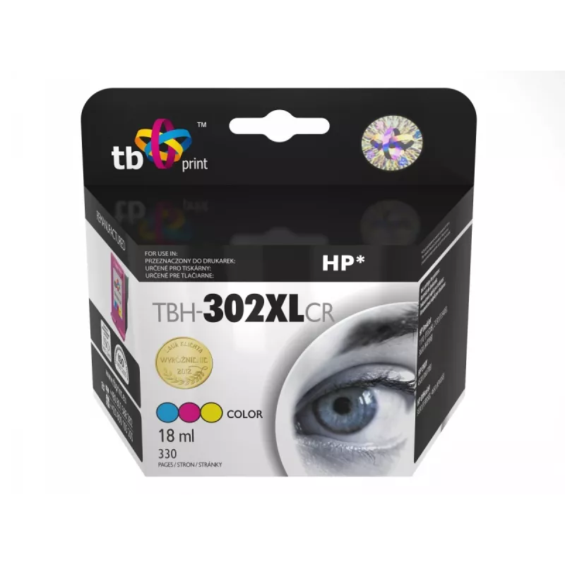 Tusz do HP DJ 1110/2130 TBH 302XLCR kolorowy regenerowany