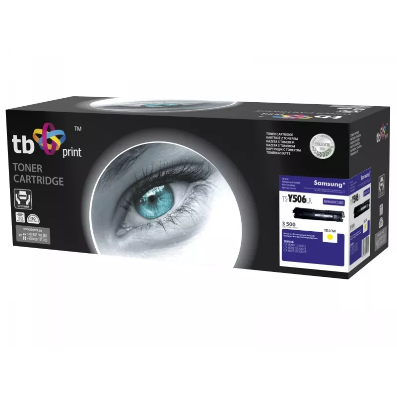 Toner TB zgodny z Samsung CLT-Y506L, żółty, 3500, rem