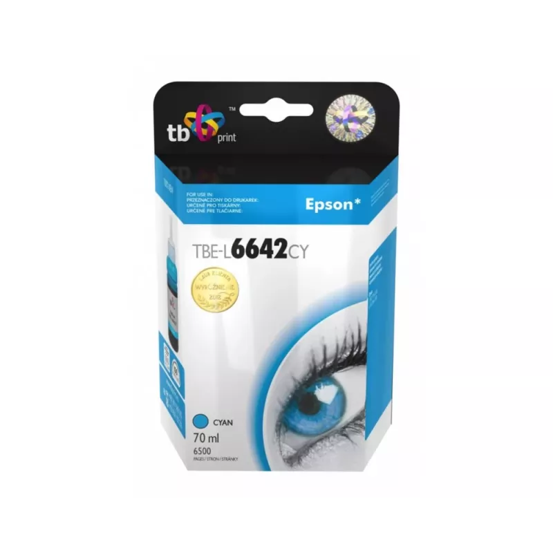 Tusz do Epson L100/110/200/210/3xx/550 TBE-L6642CY CY