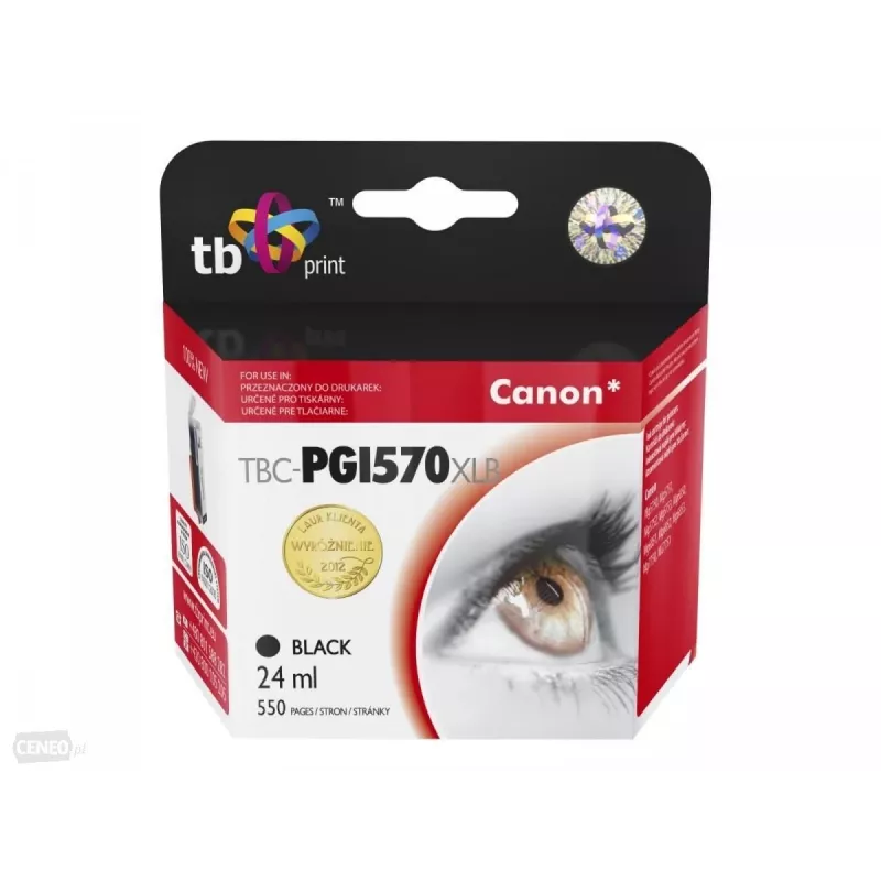 Tusz do Canon PGI-570XL TBC-PGI570XLB BK 100% nowy