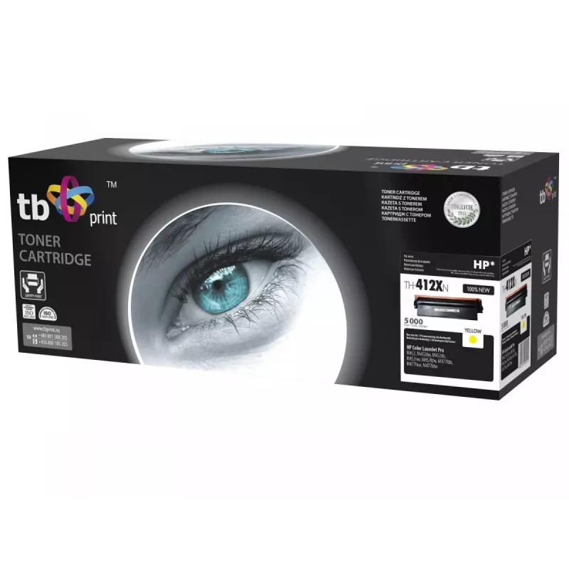 Toner TB Kompat. S HP CLJ M452/477, żółty, nowy