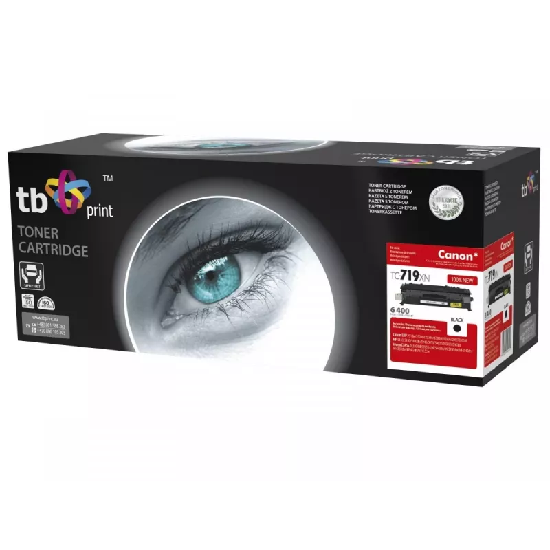Toner TB kompatybilny z Canon CRG-719HBK, czarny, 6400, nowy