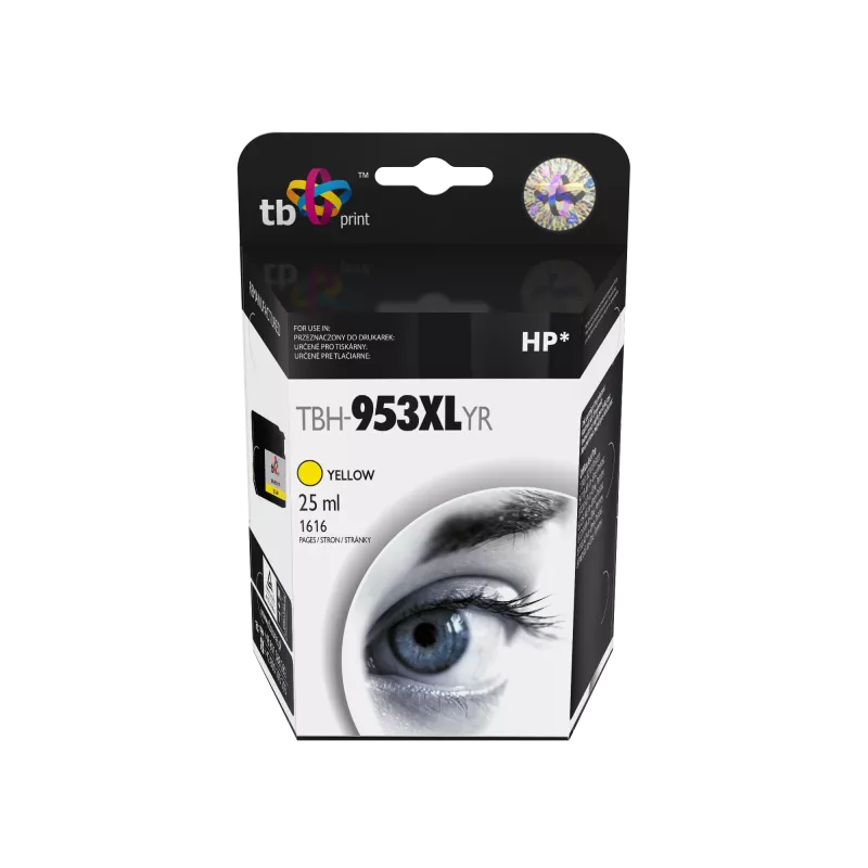 Ink do HP OJ 8710 AiO TBH-953XLYR żółty refabrication