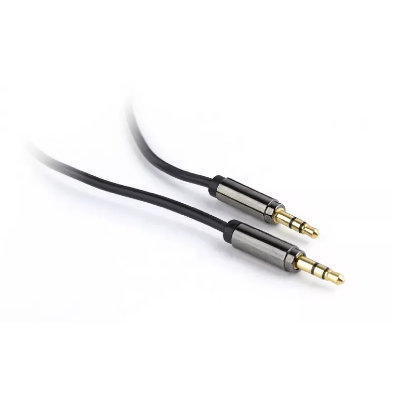 Gembird CCAP-444-1M Kabel audio 3,5 mm Czarny (CCAP-444-1M)
