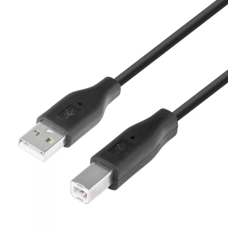 TB USB AM-BM kabel 1.8 Czarny (AKTBXKU1PABW18B)