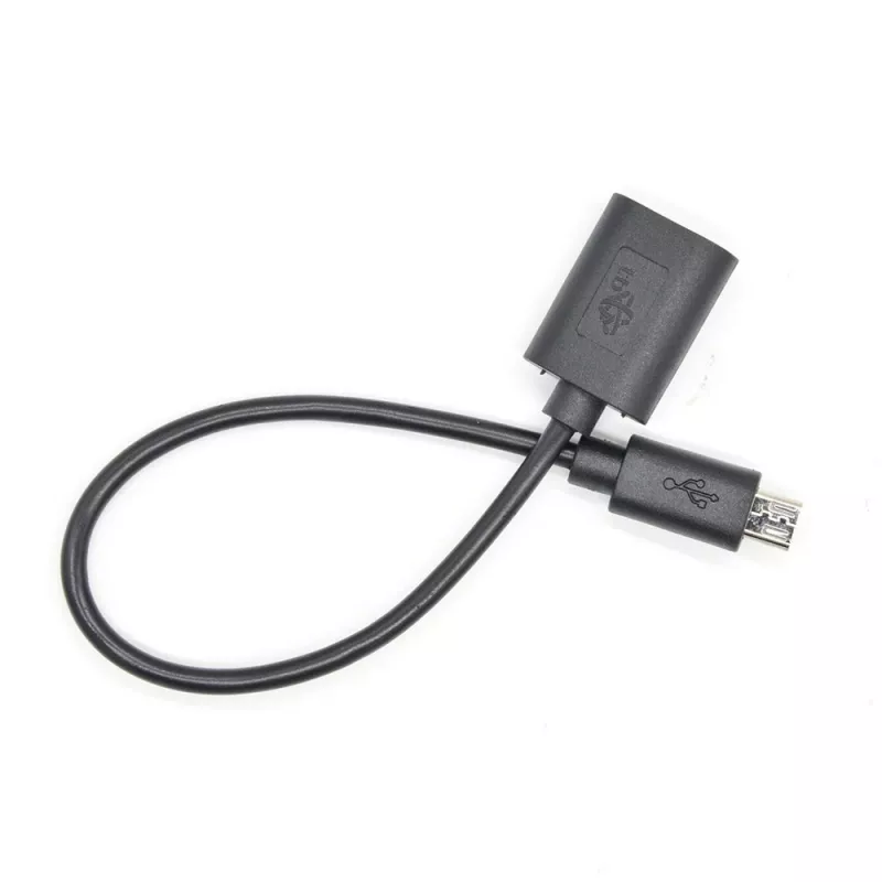 Kabel OTG TB AKTBXKUWOTG015B 15 cm, czarny, złącze USB OTG