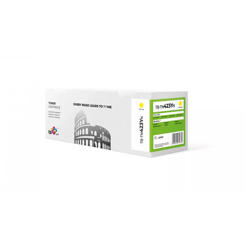 Toner do Brother TN423 Y TB-TN 423YN żółty 100% nowy