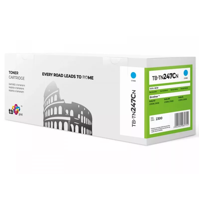 Toner TB Kompat. S Brother TN247C, TB-TN247CN CY 100% New