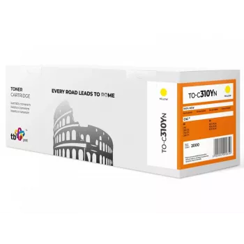 Toner do OKI C310 TO-C310YN żółty 100% nowy
