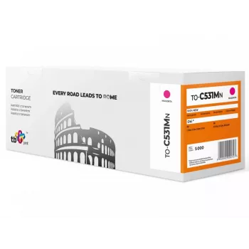 Toner TB Kompatybilny z C531 TO-C531MN magenta 100% Nowy