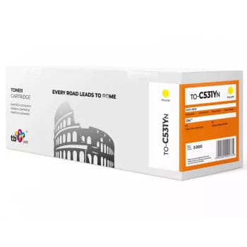 Toner TB kompatybilny z C531 do-C531YN YE 100% nowy