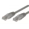 Kabel krosowy kat.5e RJ45 UTP 1m szary