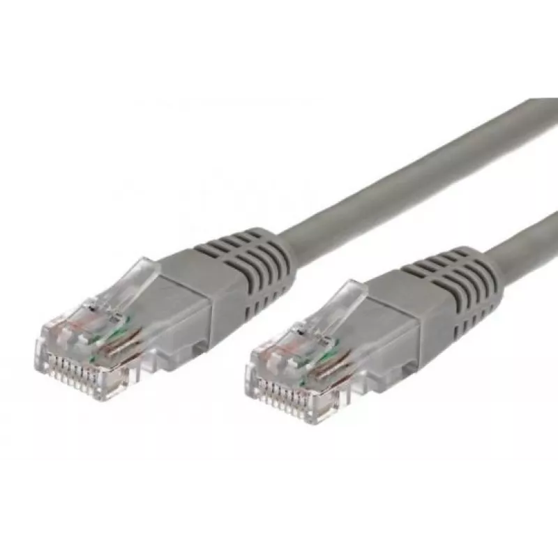 Cabel Patchcord cat.6 RJ45 UTP 1m. szary