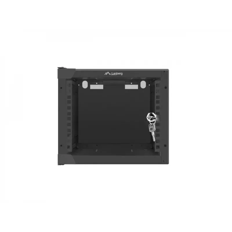 Szafa rack naścienna LANBERG 10 inch 4U (280x310, czarna)