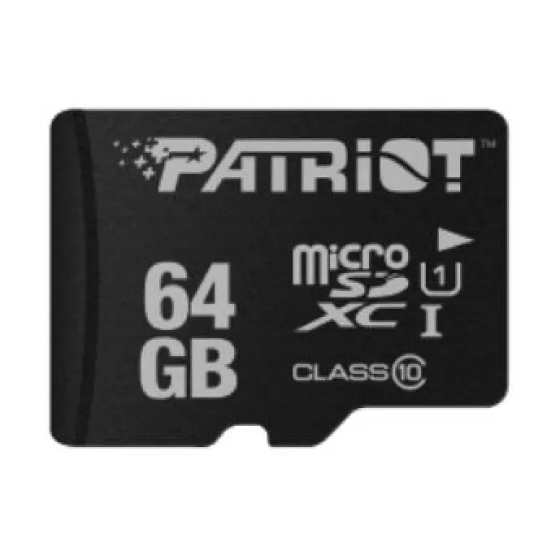 Karta pamięci PATRIOT MicroSDXC 64 GB UHS‑I Class 10 U1 80 MB/s (PSF64GMDC10)
