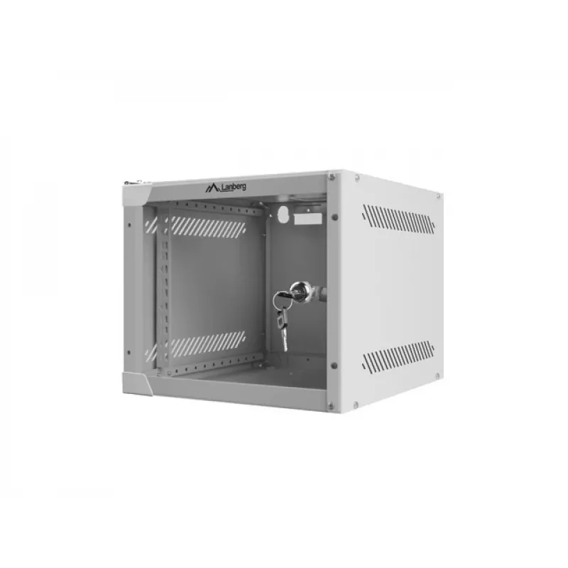 Szafka wisząca LANBERG WF10-2304-10S 4U, 280×310×247 mm, udźwig 20 kg, szara