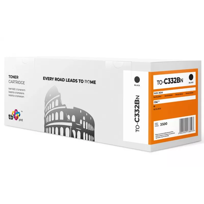 Toner OKI C332 TO-C332BN BK 100% nowy 2000 stron Czarny